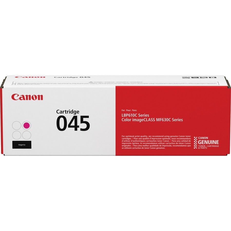 Canon 045 Original Standard Yield Laser Toner Cartridge - Magenta - 1 Each - 1300 Pages