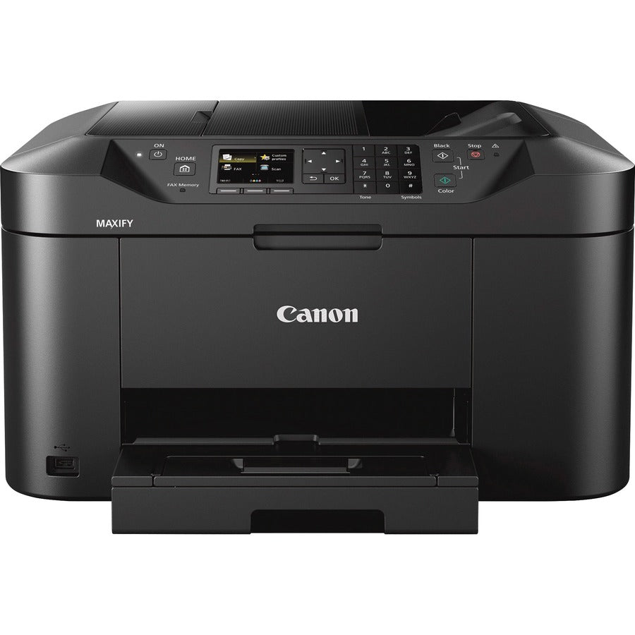 Canon MAXIFY MB2120 Wireless Inkjet Multifunction Printer - Color - Copier/Fax/Printer/Scanner - 600 x 1200 dpi Print - Automatic Duplex Print - Up to 20000 Pages Monthly - 250 sheets Input - Color Scanner - 1200 dpi Optical Scan - Color Fax - Ethernet...