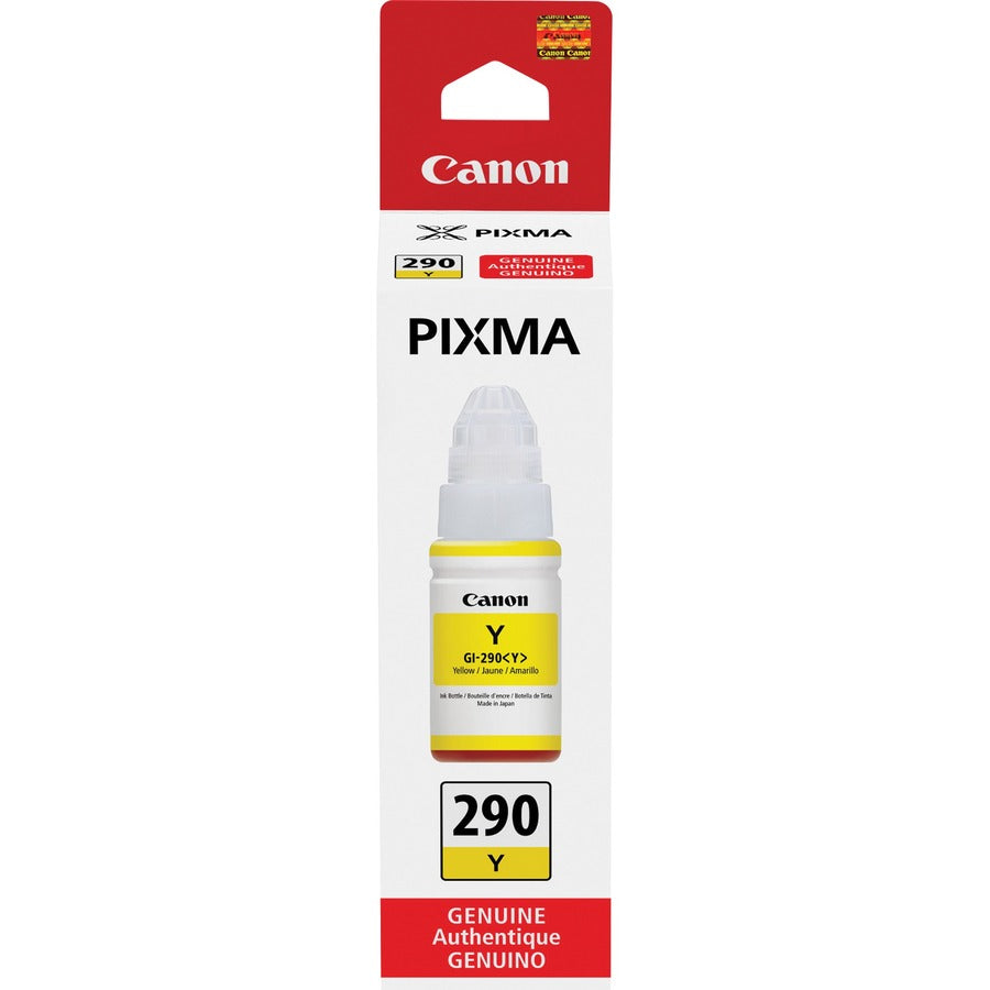 Canon PIXMA GI-290 Ink Bottle - Inkjet - Yellow - 7000 Pages - 70 mL - 1 Each