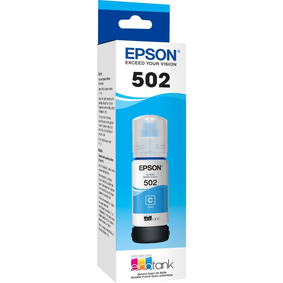 Epson Inkjet Cartridges T502220 - Inkjet - Cyan - 1 Each