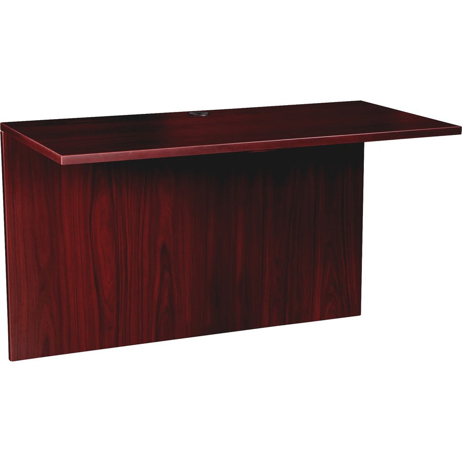 Lorell Prominence 2.0 Bridge - 29" Height x 48" Width x 24" Depth, 1" Thickness Top - Band Edge - Material: Particleboard - Finish: Laminate - Grommet, Mar Resistant, Burn Resistant, Impact Resistant, Cord Management, Adjustable Glide, Durable - For Of...