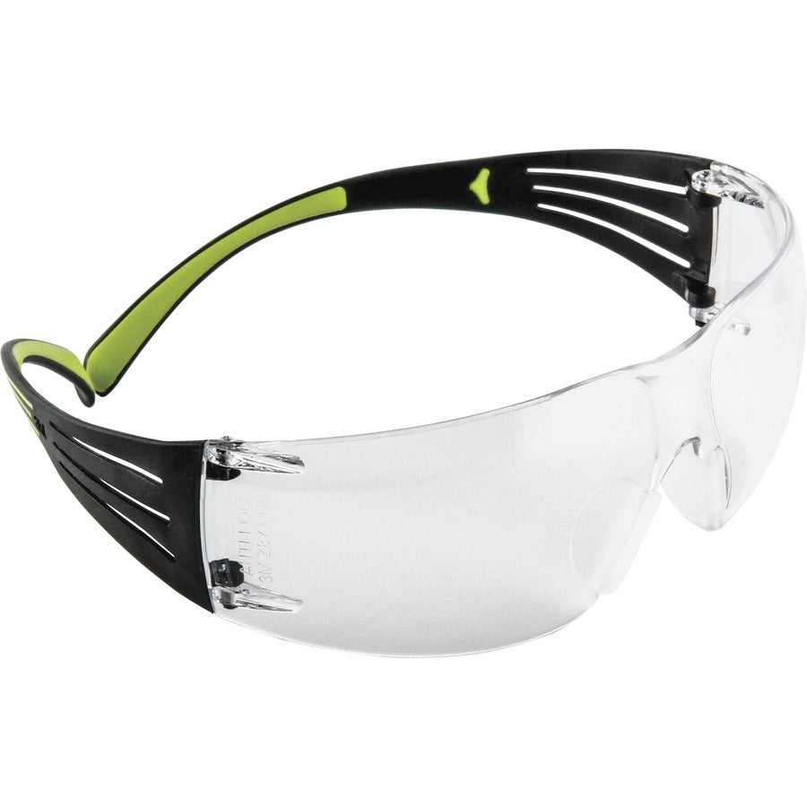 3M SecureFit 400-Series Protective Eyewear - Ultraviolet Protection - Black - Clear Lens - Anti-fog, Lightweight, Nose Bridge, Frameless, Adjustable Nose-piece, Comfortable, Adjustable Temple, Self Adjustable Strap - 1 Each