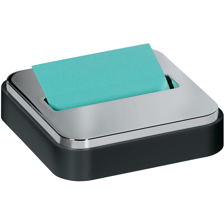 Post-it®, Note Dispenser - 3" x 3" Note - 45 Sheet Note Capacity - Black