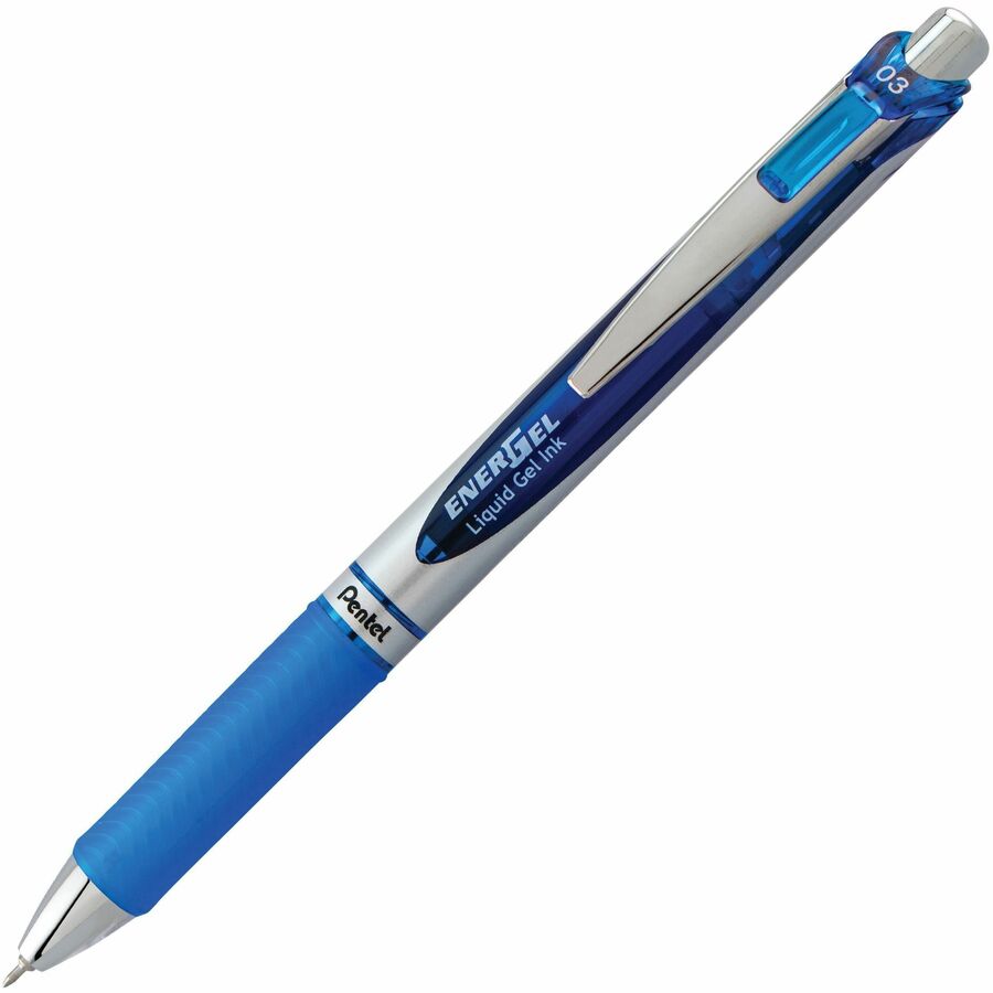 Pentel Deluxe RTX Retractable Pens - Refillable - Retractable - Blue Ink - Gel-based - 1 Each