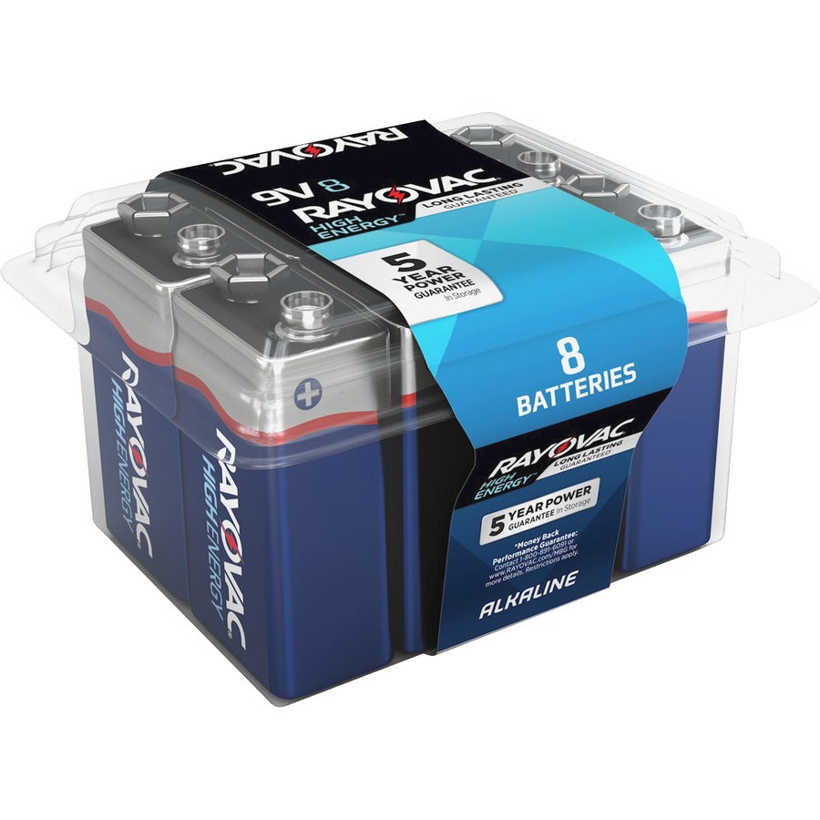 Rayovac Fusion Advanced Alkaline 9V Batteries - For Toy, Digital Camera - AAA - 9 V DC
