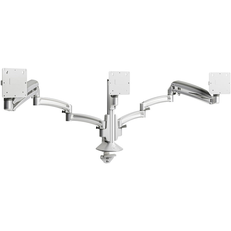 Chief Kontour K1C330S Mounting Arm for Monitor, All-in-One Computer - Silver - TAA Compliant - 3 Display(s) Supported - 24" Screen Support - 60 lb Load Capacity - 100 x 100, 75 x 75 - 1 Each