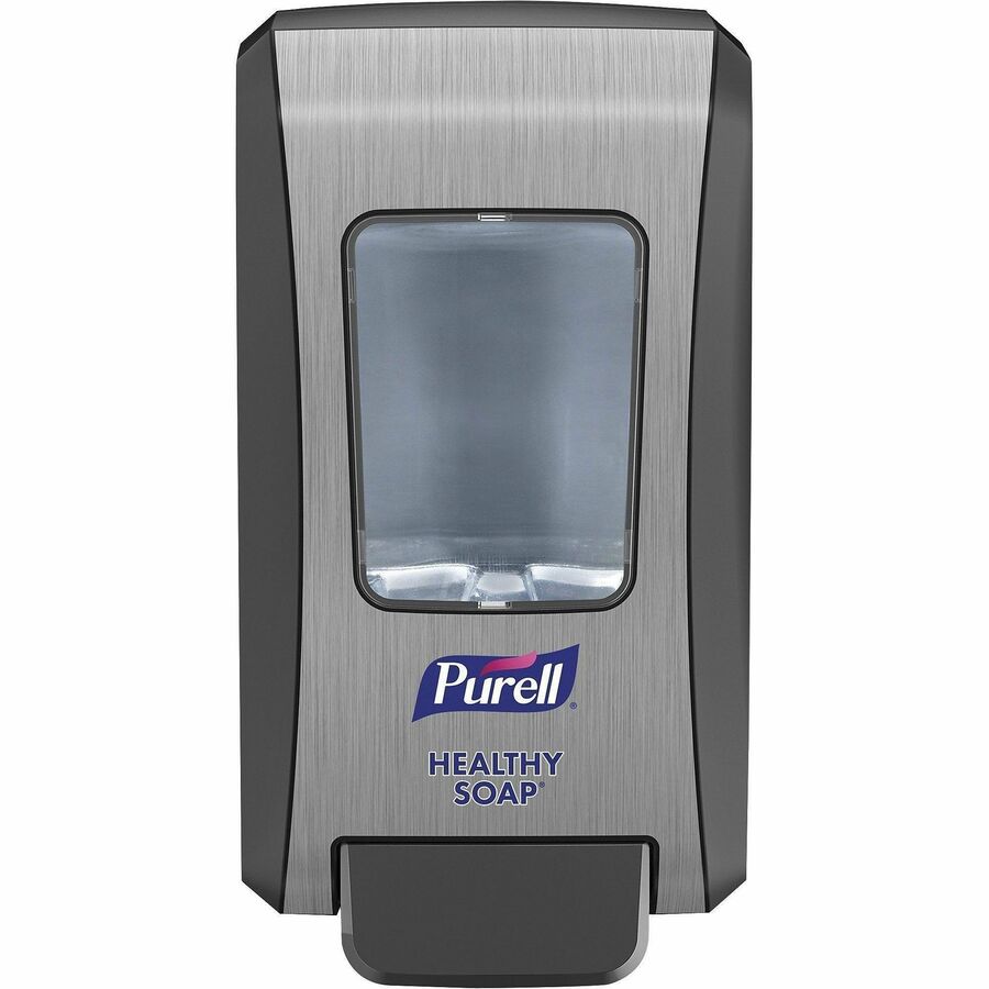 PURELL®, FMX-20 Foam Soap Dispenser - Manual - 2.11 quart Capacity - Site Window, Locking Mechanism, Durable, Wall Mountable, Rugged - Graphite - 1 Each