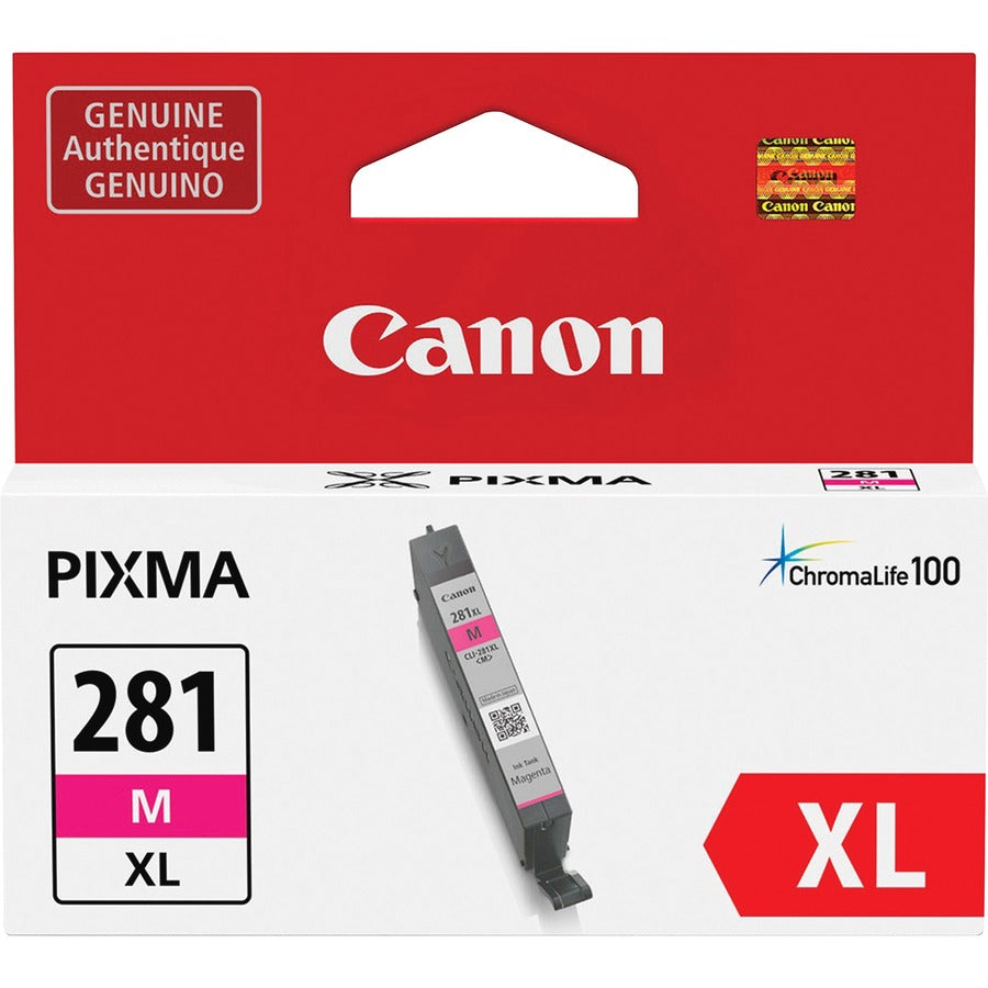 Canon CLI-281XL Original Inkjet Ink Cartridge - Magenta - 1 Each