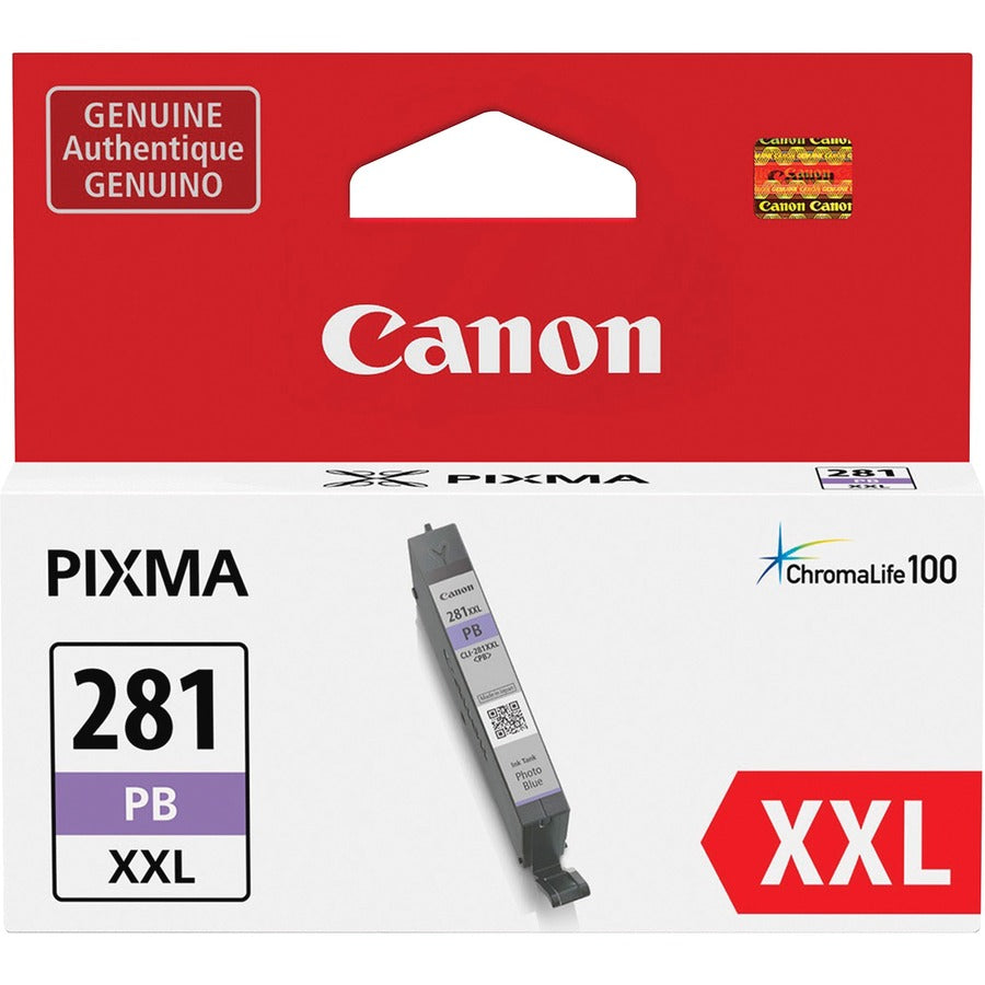 Canon CLI-281 XXL Original Inkjet Ink Cartridge - Blue - 1 Each