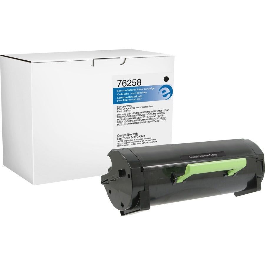 Elite Image Remanufactured Extra High Yield Laser Toner Cartridge 601H (60F1H00) - Black - 1 Each - 10000 Pages