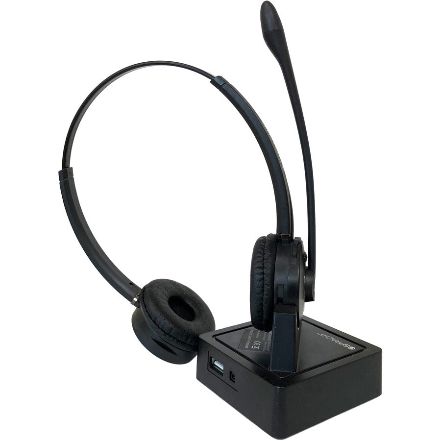 Spracht ZŪ, M Maestro BT HS-2051 Headset - Stereo - Wireless - Bluetooth - 32.8 ft - Over-the-head - Binaural - Noise Cancelling, Echo Cancelling Microphone