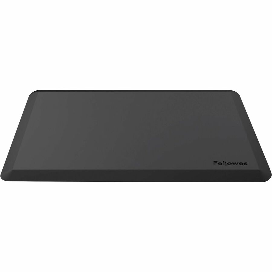Fellowes Anti-Fatigue Wellness Mat - Floor - 36" Width x 24" Depth x 0.750" Thickness - Rectangular - Black - 1 Each