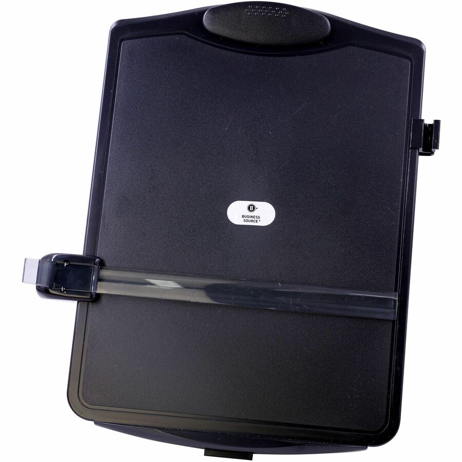 Business Source Easel Document Holder - 10" Height x 2" Width x 14" Depth - Black - 1 Each