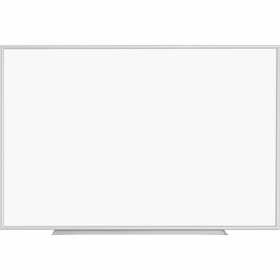 Lorell Dry-erase Board - 72" (6 ft) Width x 48" (4 ft) Height - White Styrene Surface - Silver Aluminum Frame - Rectangle - 1 Each