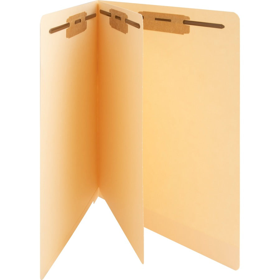 Business Source Letter Recycled Medical File Folder - 8 1/2" x 11" - 3/4" Expansion - 2" Fastener Capacity - End Tab Location - 11 pt. - Off White - Divider - 10% Recycled - 40 / Box