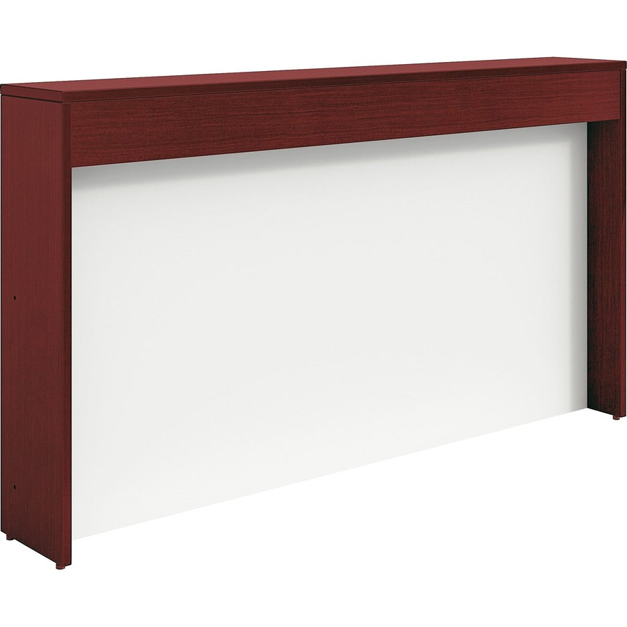 Lorell Prominence 2.0 Mahogany Laminate Reception Countertop - 12" Height x 74.3" Width x 11.9" Depth, 1" Thickness Table Top - Band Edge - Material: Particleboard, Thermofused Laminate (TFL) - Finish: Mahogany, Thermofused Laminate (TFL) - 1 Each