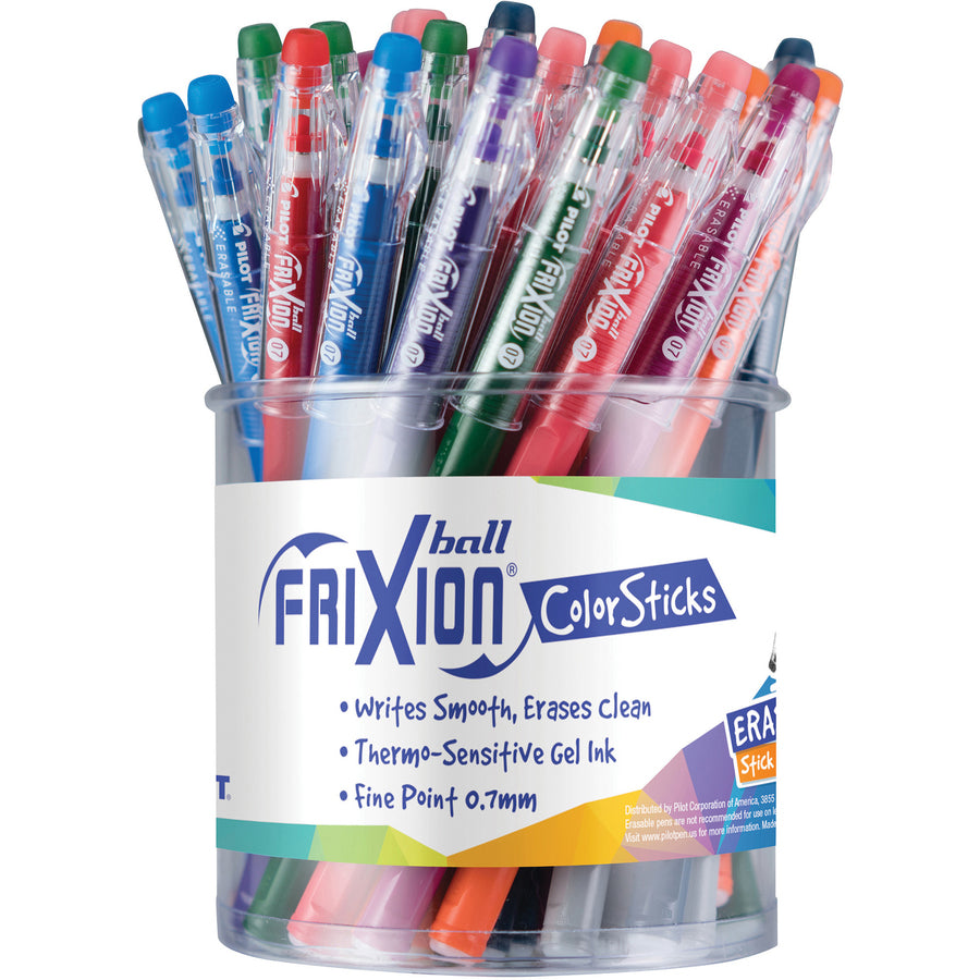 Pilot FriXion ColorStix Ballpoint Pen - Erasable - Gel-based - 48 / Display Box