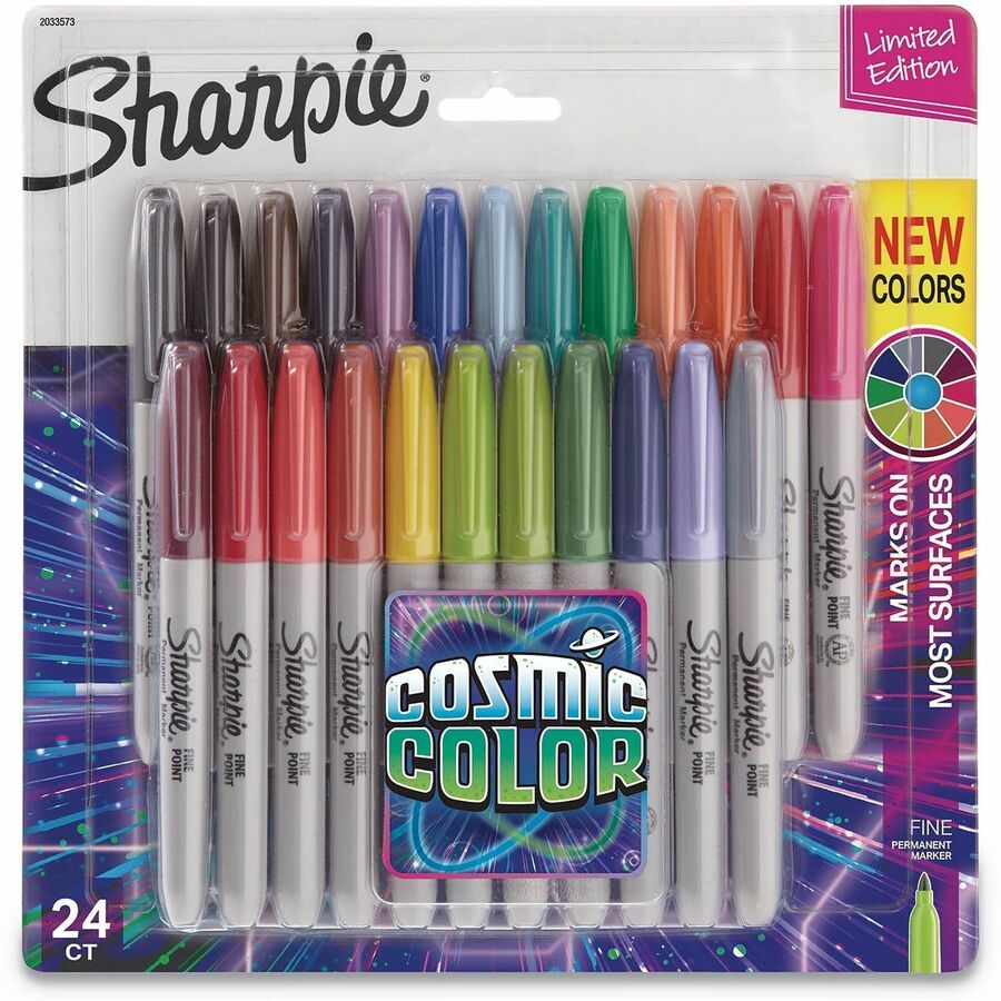 Sharpie Cosmic Color Permanent Markers - 24 / Pack