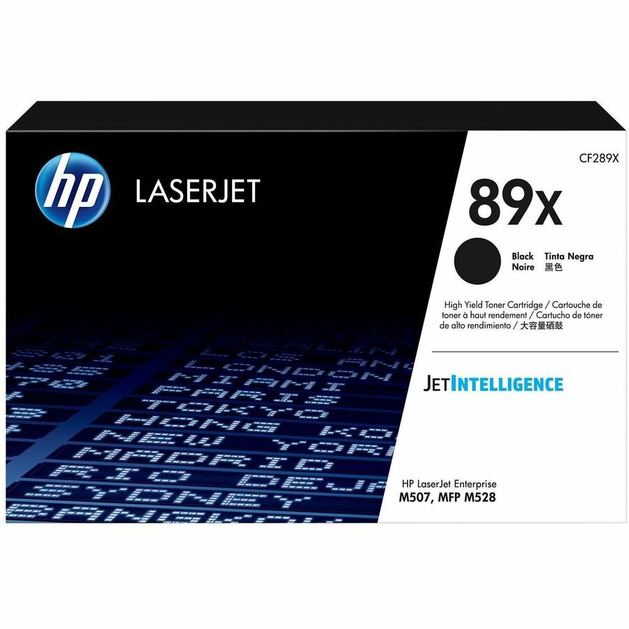 HP 89X (CF289X) Original High Yield Laser Toner Cartridge - Black - 1 Each - 10000 Pages
