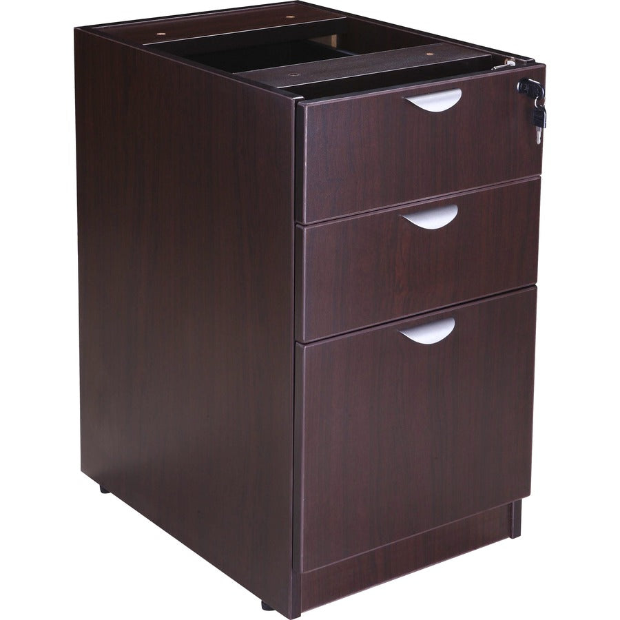 Boss Pedestal - 3-Drawer - 28.5" Height x 16" Width x 22" Depth - Total Drawer(s): 3 - 1 Each