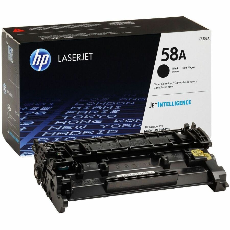 HP 58A (CF258A) Original Standard Yield Laser Toner Cartridge - Black - 1 Each - 3000 Pages