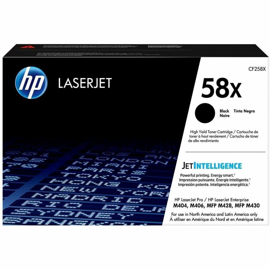 HP 58X (CF258X) Original High Yield Laser Toner Cartridge - Black - 1 Each - 10000 Pages