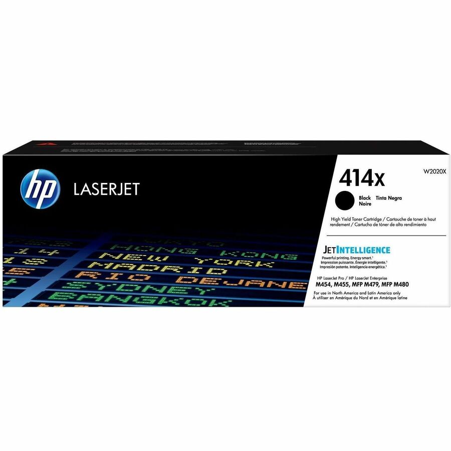 HP 414X (W2020X) Original High Yield Laser Toner Cartridge - Black - 1 Each - 7500 Pages