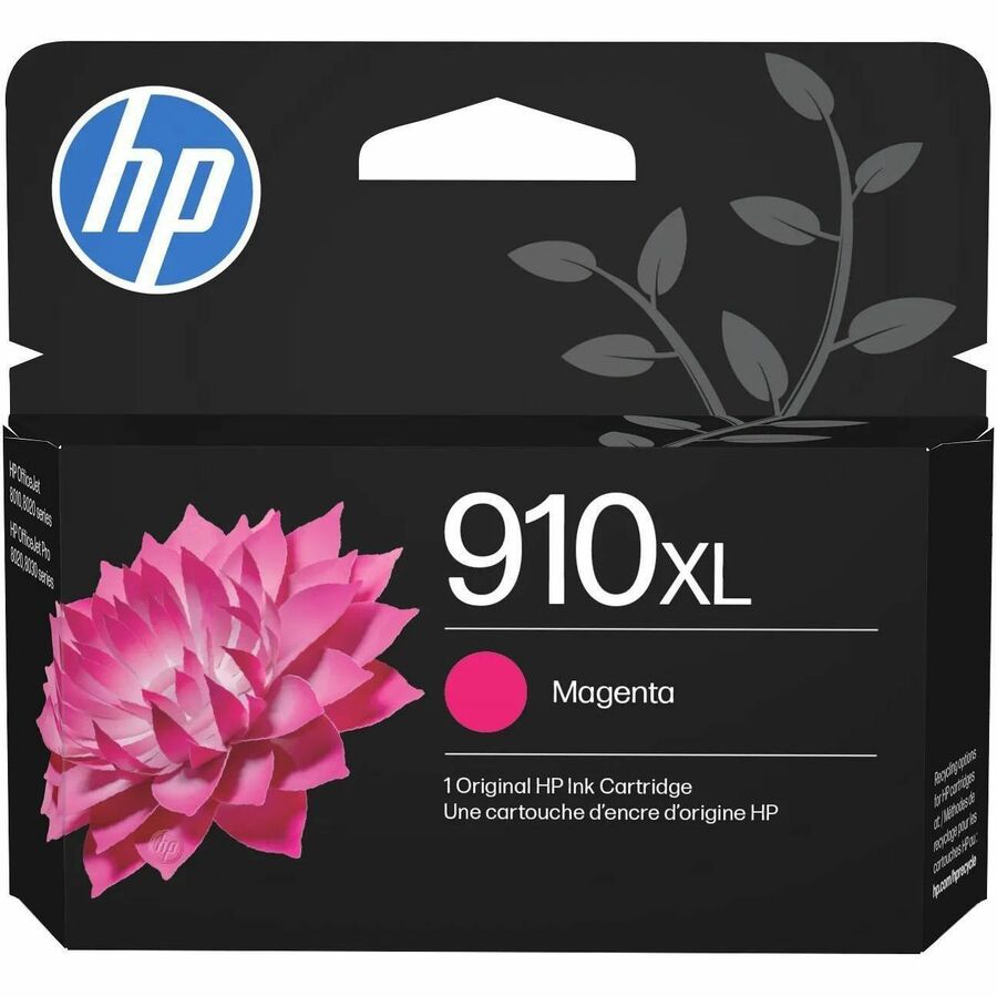 HP 910XL (3YL63AN) Original High Yield Inkjet Ink Cartridge - Magenta - 1 Each - 825 Pages