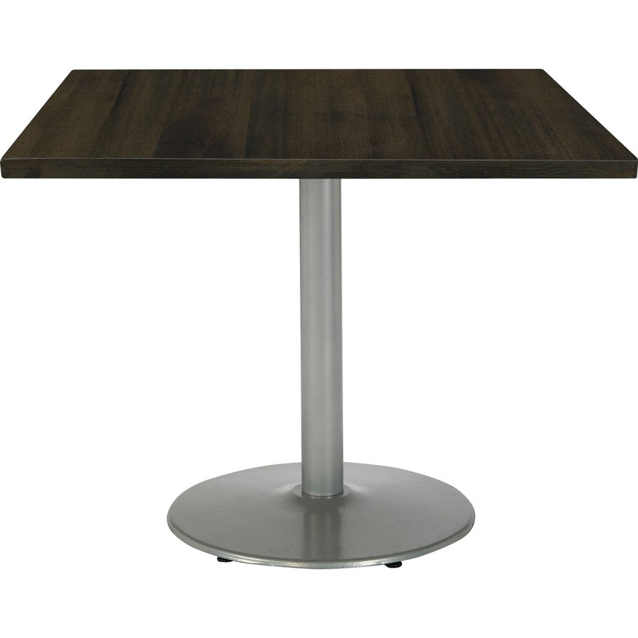 KFI 30" Round Vintage Wood Top Table - Espresso Round Top x 30" Table Top Diameter - Assembly Required - Vintage Wood Top Material - 1 Each