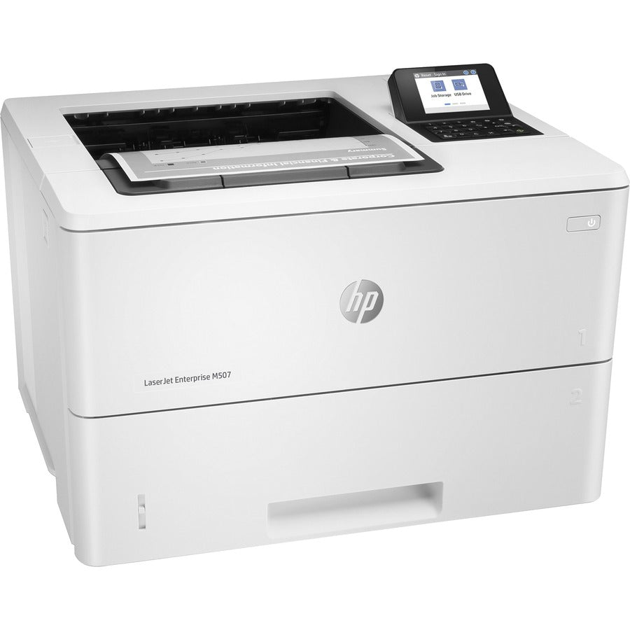 HP LaserJet Enterprise M507 M507dn Desktop Laser Printer - Monochrome - 45 ppm Mono - 1200 x 1200 dpi Print - Automatic Duplex Print - 650 Sheets Input - Ethernet - 150000 Pages Duty Cycle - Plain Paper Print - Gigabit Ethernet - USB