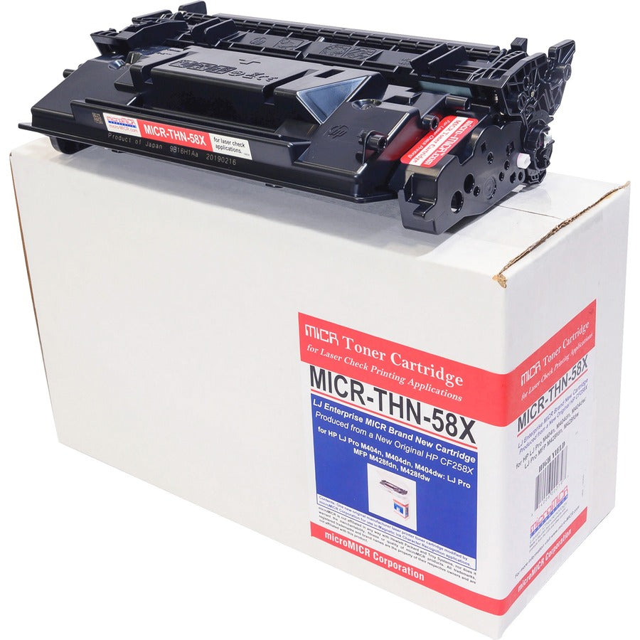 microMICR MICR Laser Toner Cartridge 58X (CF258X) - Black - 1 Each - 10000 Pages