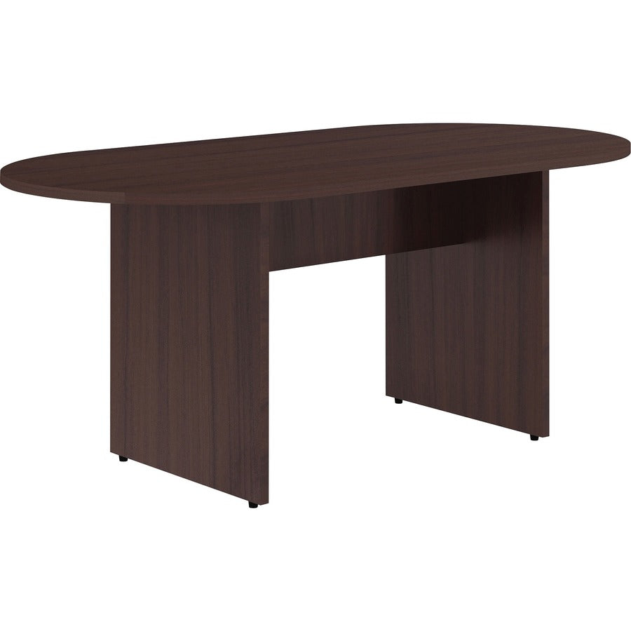 Lorell Essentials Oval Conference Table - Oval - 29.5" Height x 72" Width x 36" Depth x 1.3" Thickness - 1 Each