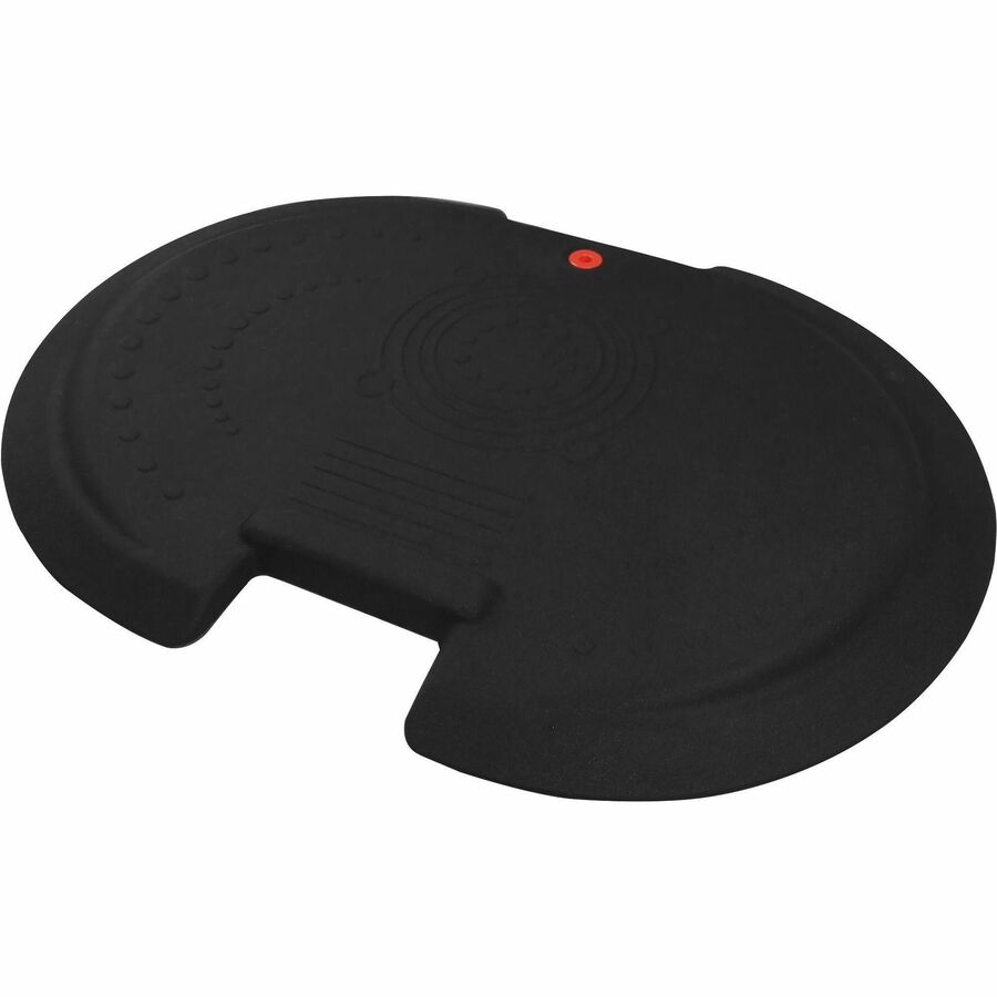 Floortex AFS-TEX®, System 5000X Anti-fatigue Ergonomic Stand-up Desk Mat - 36" Length x 26" Width x 2" Depth x 2" Thickness - Rectangular - Polyester, Polyurethane - Black - 1 Each