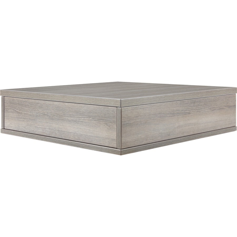 Lorell Contemporary Reception Collection Sectional Tabletop - 6.6" Height x 25.2" Width x 25.5" Depth - Finish: Weathered Charcoal, Laminate - For Meeting, Reception Area, Lounge - 1 Each