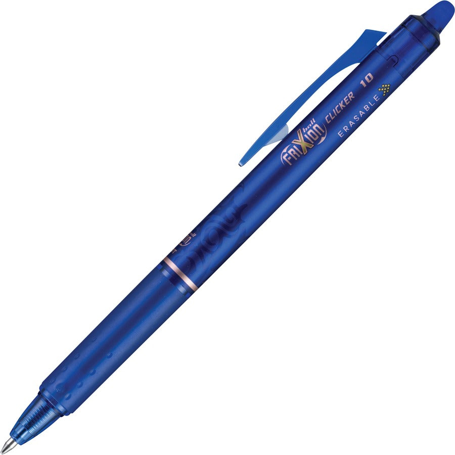 Pilot Erasable & Retractable Gel Pen - Refillable - Retractable - Erasable - Blue Ink - Gel-based - Writing, Document - 12 / Dozen