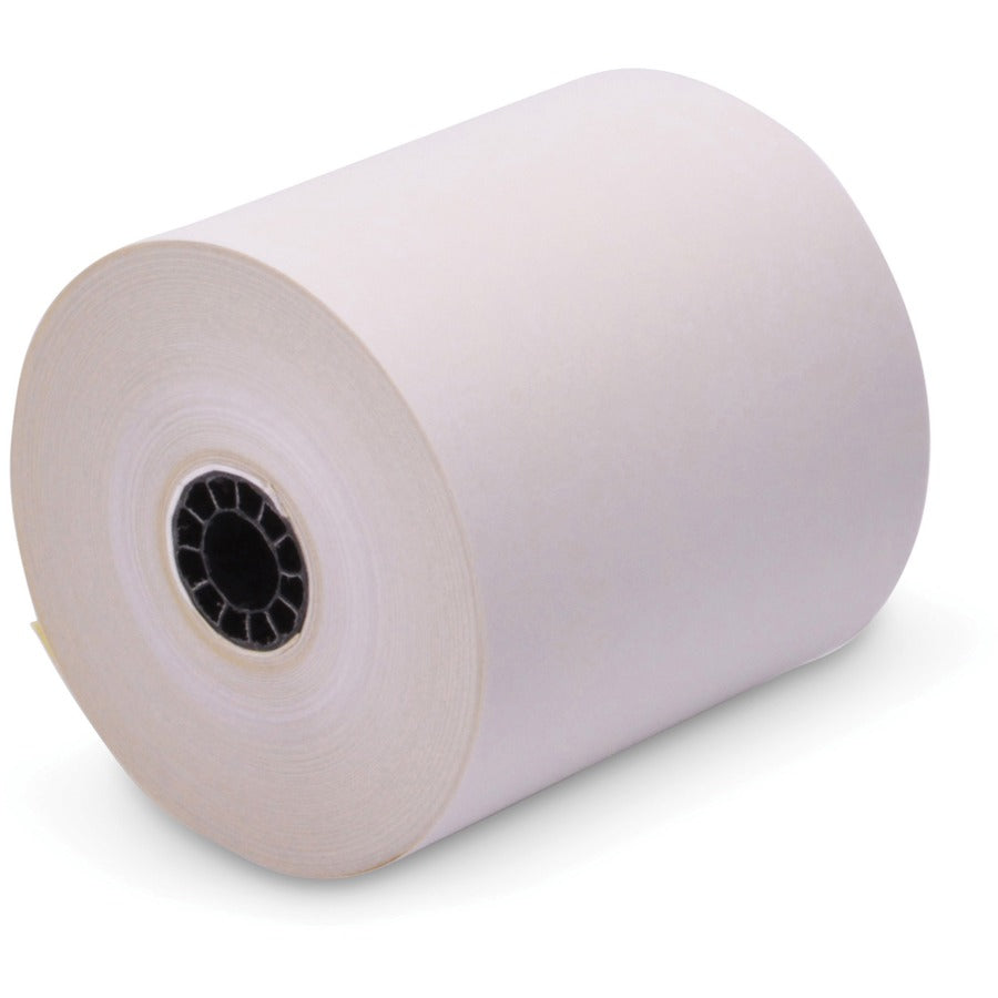 ICONEX Carbonless Paper - 3" x 67 ft - White, Yellow - 50 / Carton