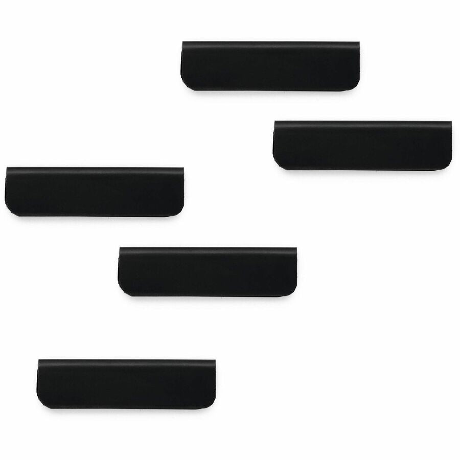 DURABLE DURAFIX Clip - 2.4" Width - for Notes, Reminder, Appointment, Cabinet, Refrigerator, Glass, Door - Residue-free, Easy to Use - Black - 10 / Pack