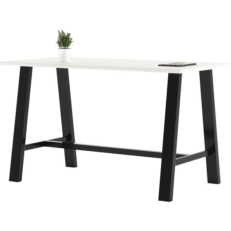 KFI Midtown 36x72x41 Laminate Top Table - 41" Height x 36" Width x 72" Length - Finish: White - High Pressure Laminate (HPL) Table Top - 1 Each