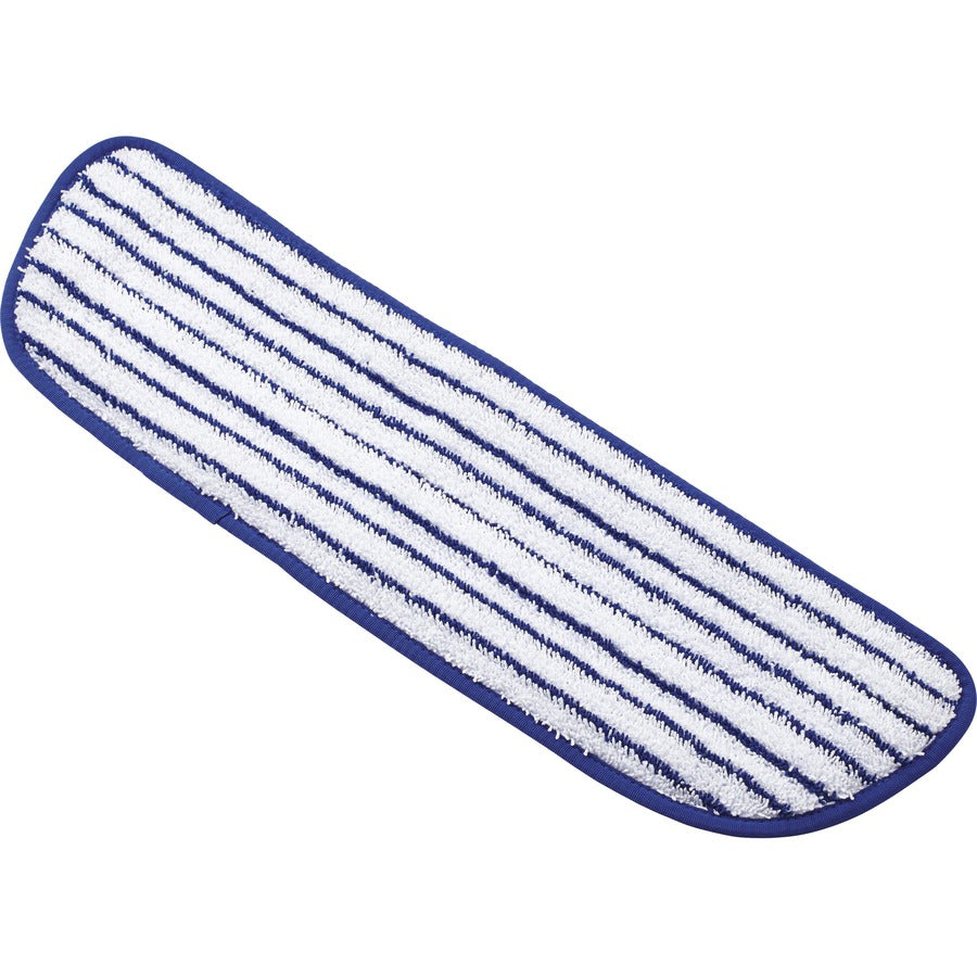 Rubbermaid Commercial 18" Microfiber Finish Mop - 5.5" Width x 18" Length - MicroFiber - 6 / Carton