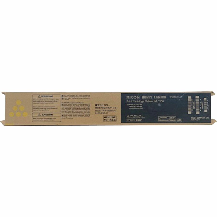 Ricoh Original Laser Toner Cartridge - Yellow - 1 Each - 6000 Pages