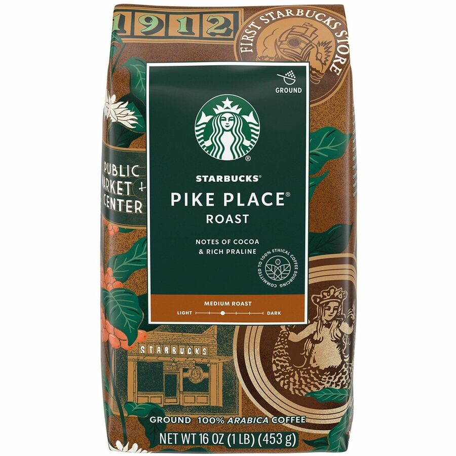 Starbucks Pike Place Coffee - Medium - 16 oz - Pike Place - 1 Each