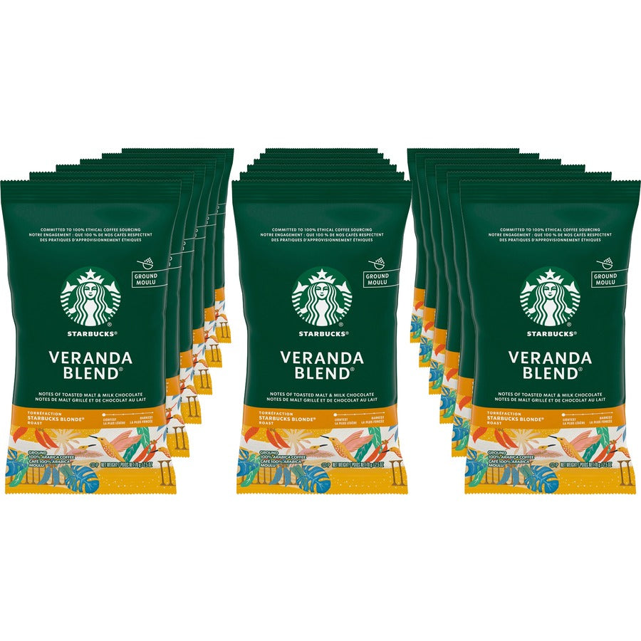 Starbucks Veranda Blend Coffee - Blonde - 2.5 oz - Veranda Blend - 18 / Box