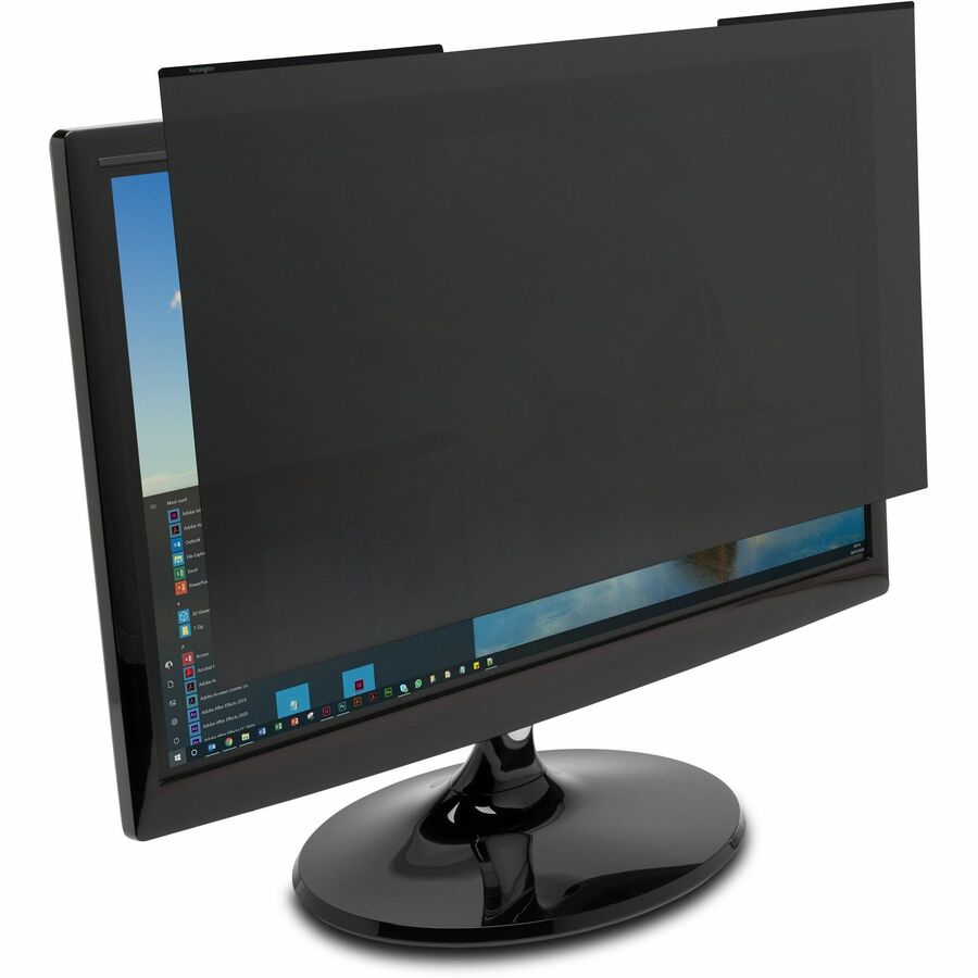 Kensington MagPro Magnetic Privacy Screen Filter for Monitors 21.5" (16:9) - For 21.5" Widescreen Monitor - 16:9 - Damage Resistant, Fingerprint Resistant, Glare Resistant, Scratch Resistant - 2H - Anti-glare - 1 Each