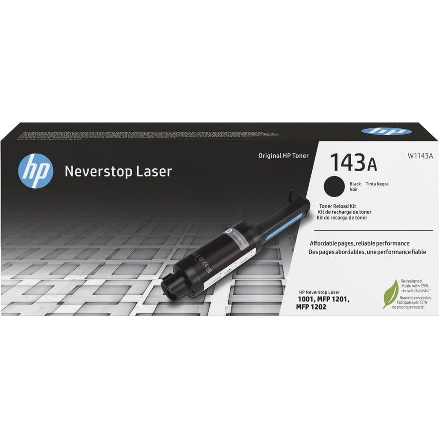 HP 143A Original Laser Toner Cartridge - Black - 1 Carton - 2500 Pages