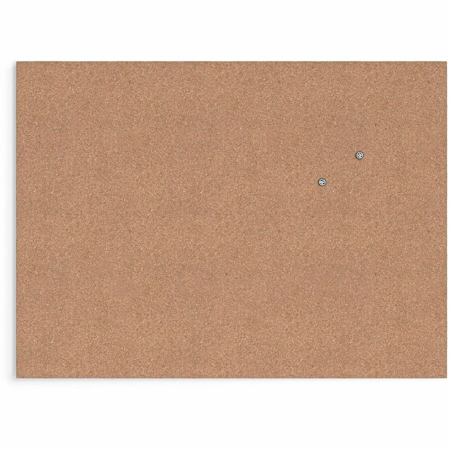 U Brands Frameless Cork Canvas Bulletin Board - 18" Board Height x 24" Board Width - Natural Cork Surface - Self-healing, Durable, Mounting System, Tackable, Frameless - 1 Each
