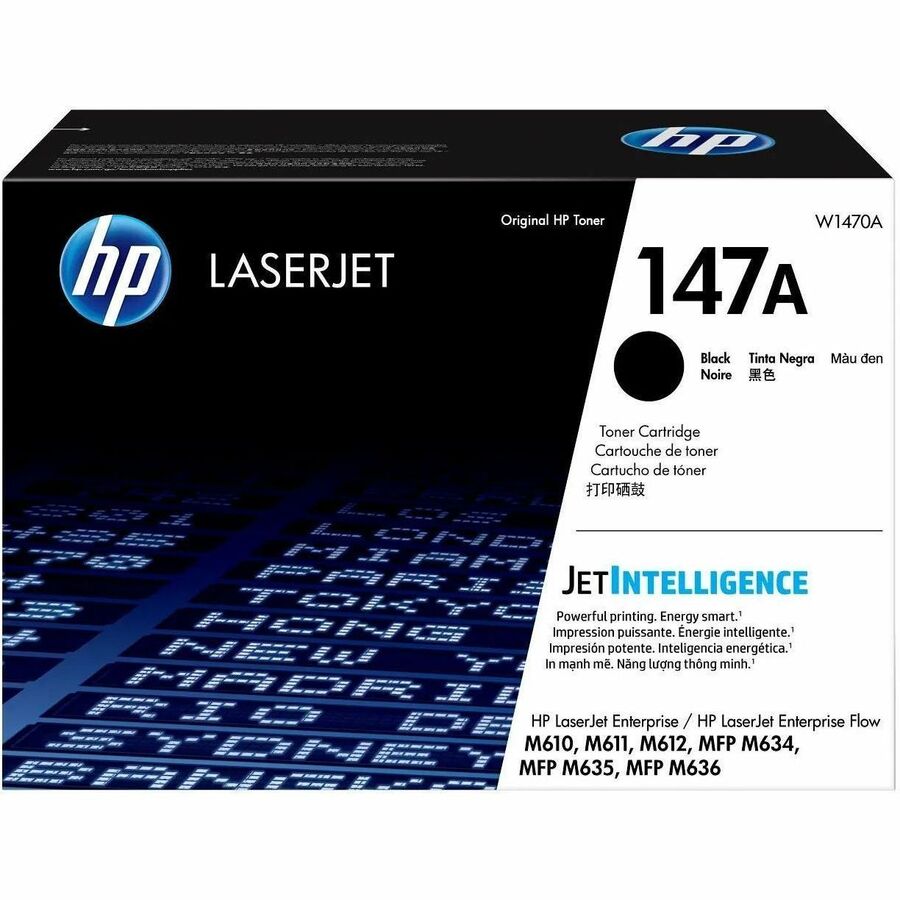 HP 147A Original Laser Toner Cartridge - Black - 1 Carton - 10500 Pages