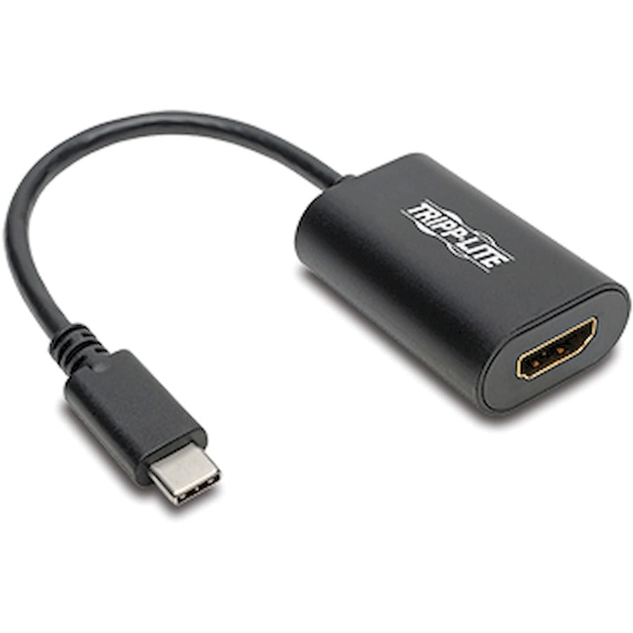 Tripp Lite series USB-C to HDMI 4K 60Hz Adapter - 1 x USB Type C USB 3.1 (Gen 1) USB Male - 1 x HDMI Digital Audio/Video Female - Black - 1 Each