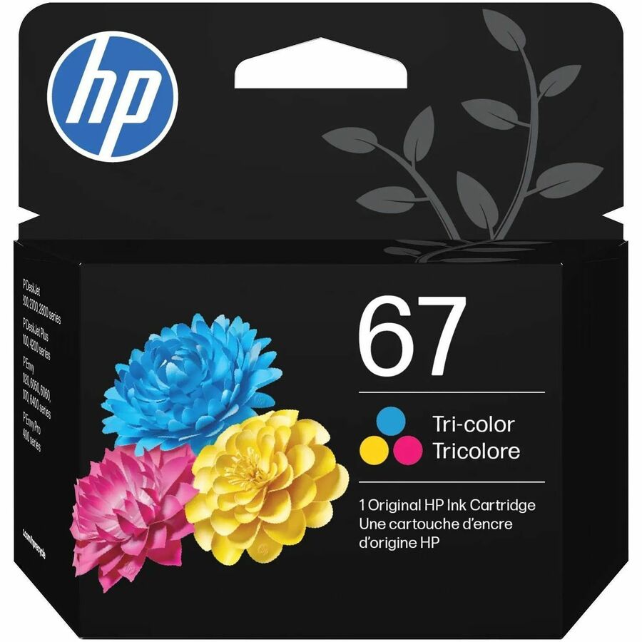 HP 67 Original Inkjet Ink Cartridge - Tri-color - 1 Each - 100 Pages