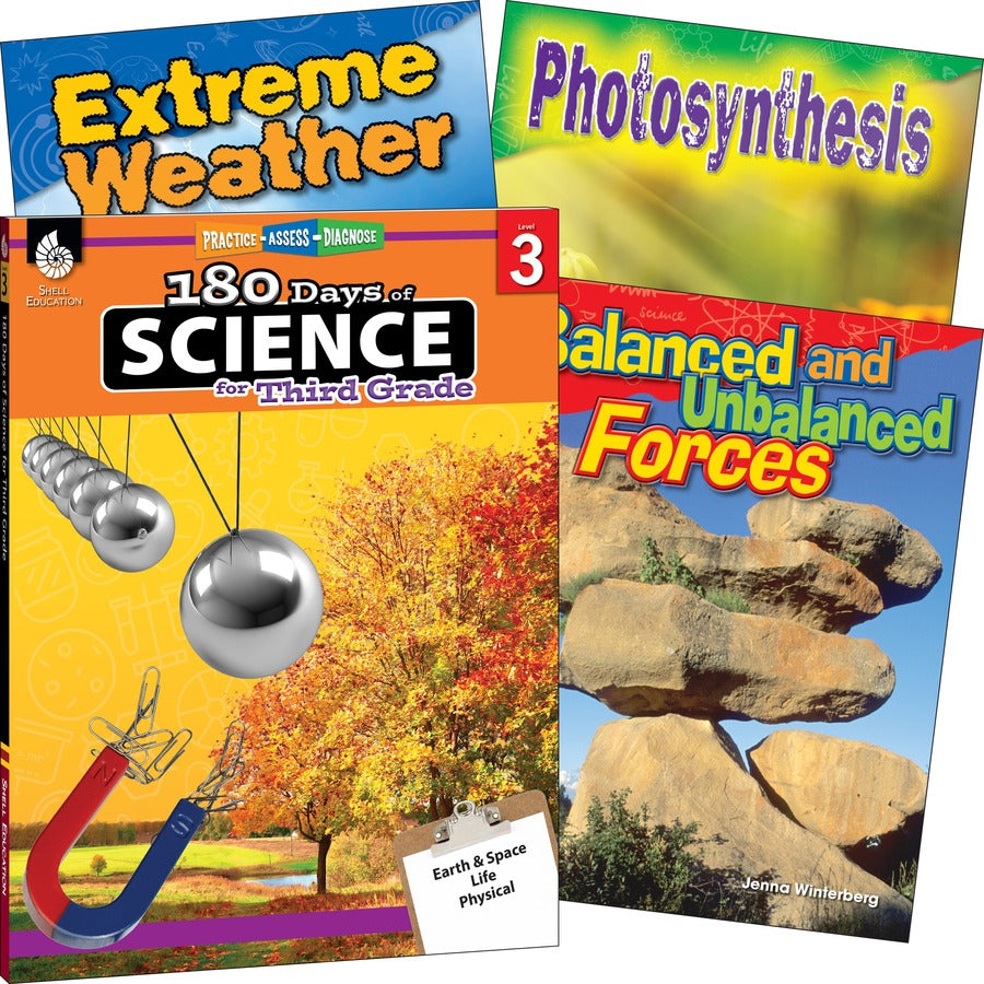 Shell Education Learn At Home Science 4-book Set Printed Book - Book - Grade 3 - English