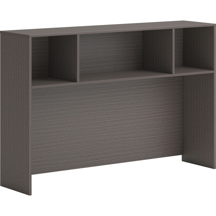 HON Mod Slate Teak Laminate Desk Component - 39.3" Height x 60" Width x 14" Depth - Finish: Gray, Slate Teak Laminate - 1 Each